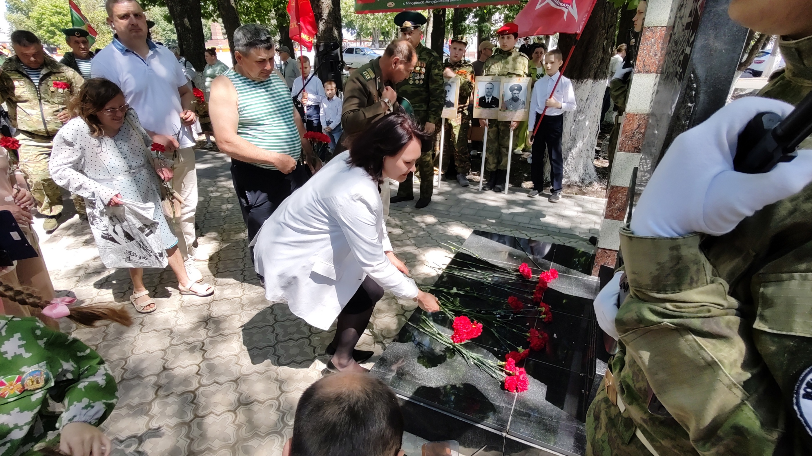 В Мичуринске отмечают День пограничника.