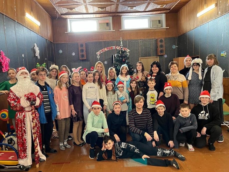 В детском санатории Мичуринска организовали рождественские встречи.