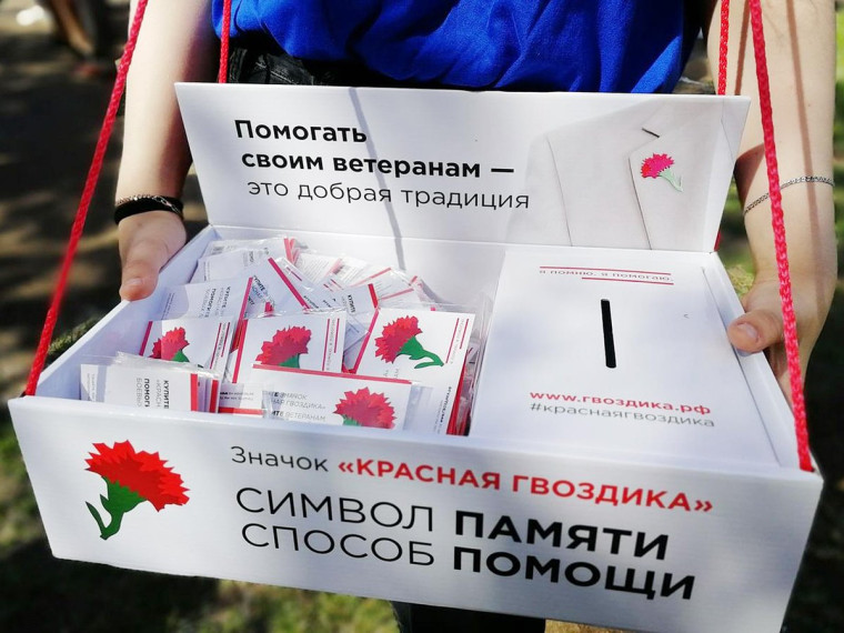 Мичуринцев приглашают присоединиться к благотворительной акции «Красная гвоздика».