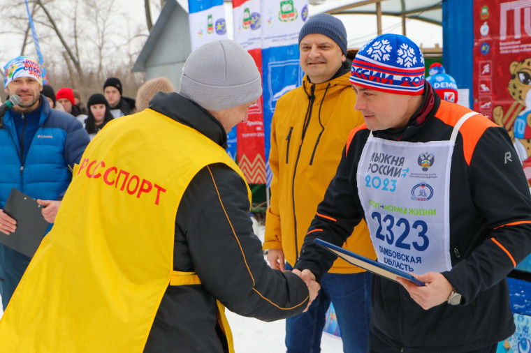 Мичуринск присоединился к Всероссийской массовой гонке «Лыжня России-2023».