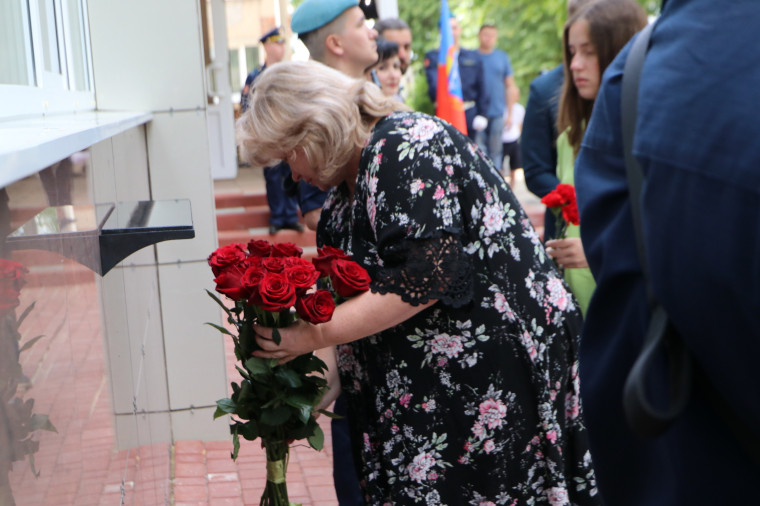 В Мичуринске увековечили память Героя Российской Федерации.